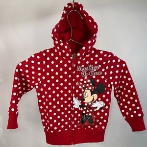 Disneys Minnie Mouse polka dot sweater sz 3t